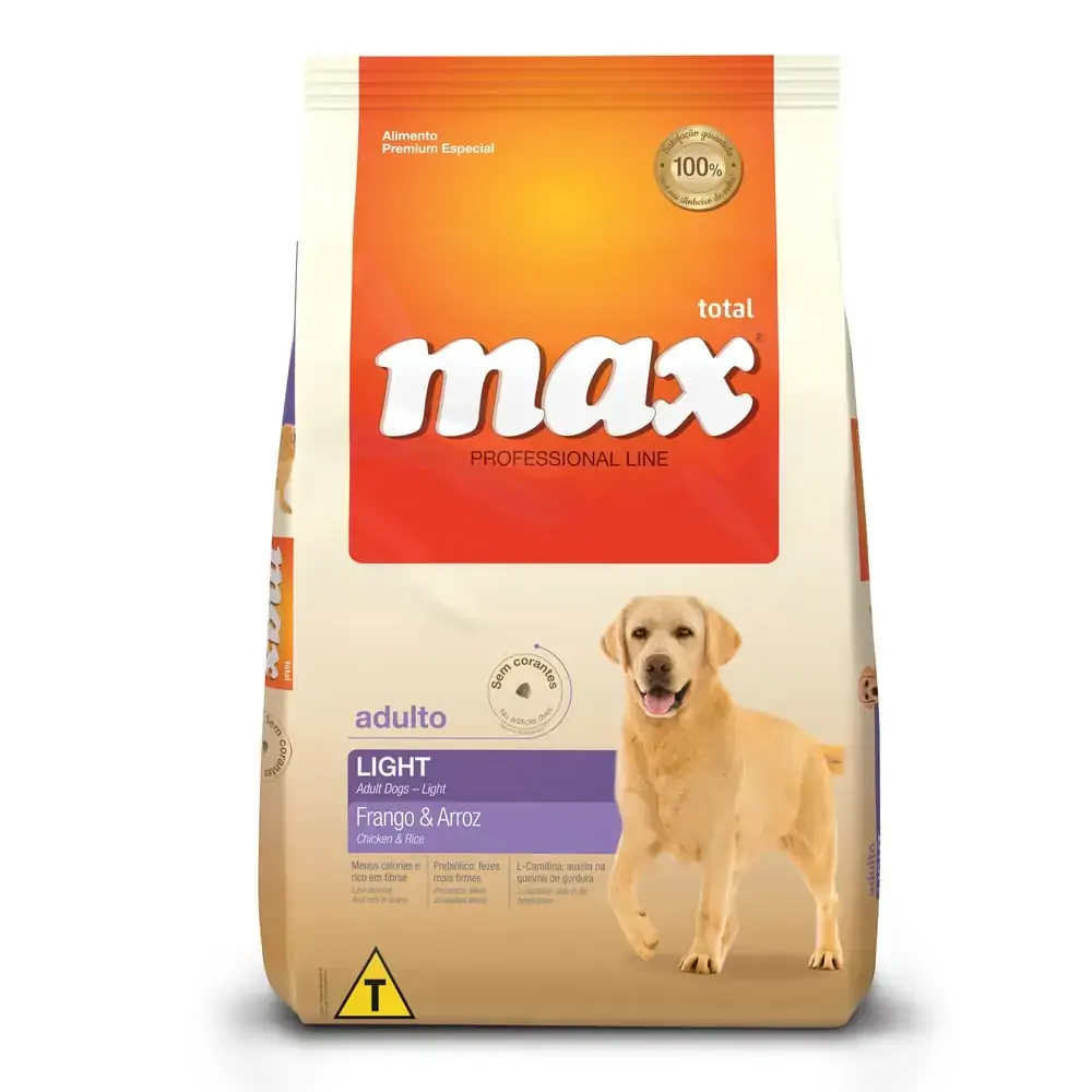 Ração Max Cães Adultos Light Frango e Arroz 15kg