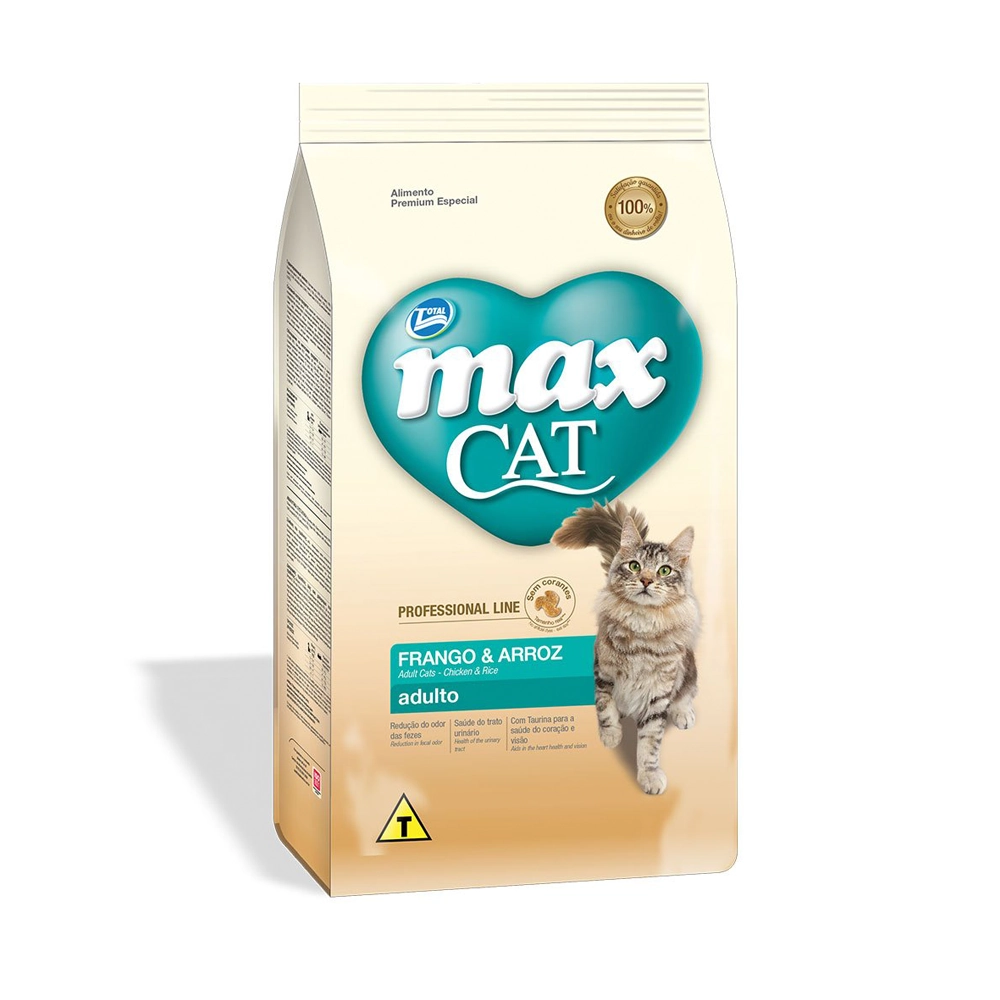 Ração Max Cat Profissional Line Adulto Frango e Arroz 10,1kg