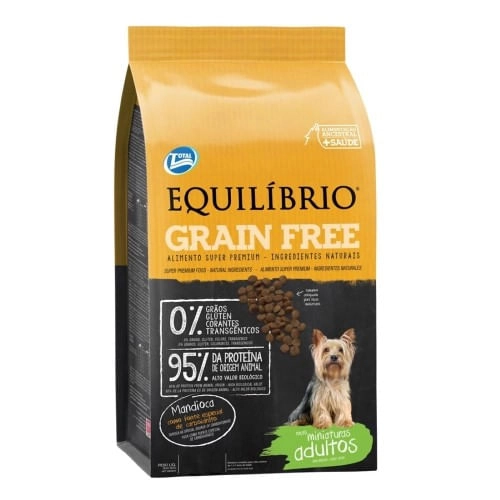 Equilibrio Caes Adulto Grain Free Mini 7,5kg