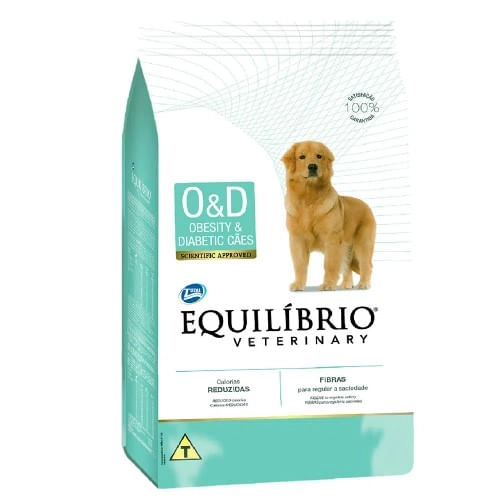 Ração Equilíbrio Veterinário Cães Obesidade & Diabete 7,5kg