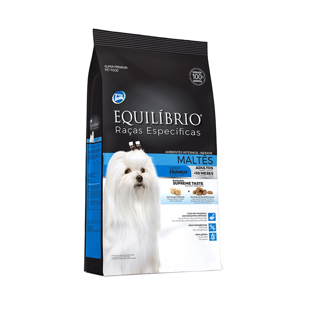 Ração Equilíbrio Raças Específicas Maltês Adultos 2kg