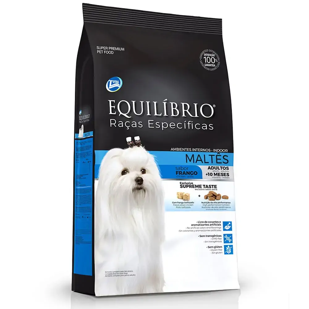 Ração Equilíbrio Raças Específicas Maltês Adultos 7,5kg