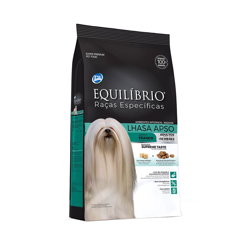 Ração Equilíbrio Raças Específicas Lhasa Apso Adultos 2kg