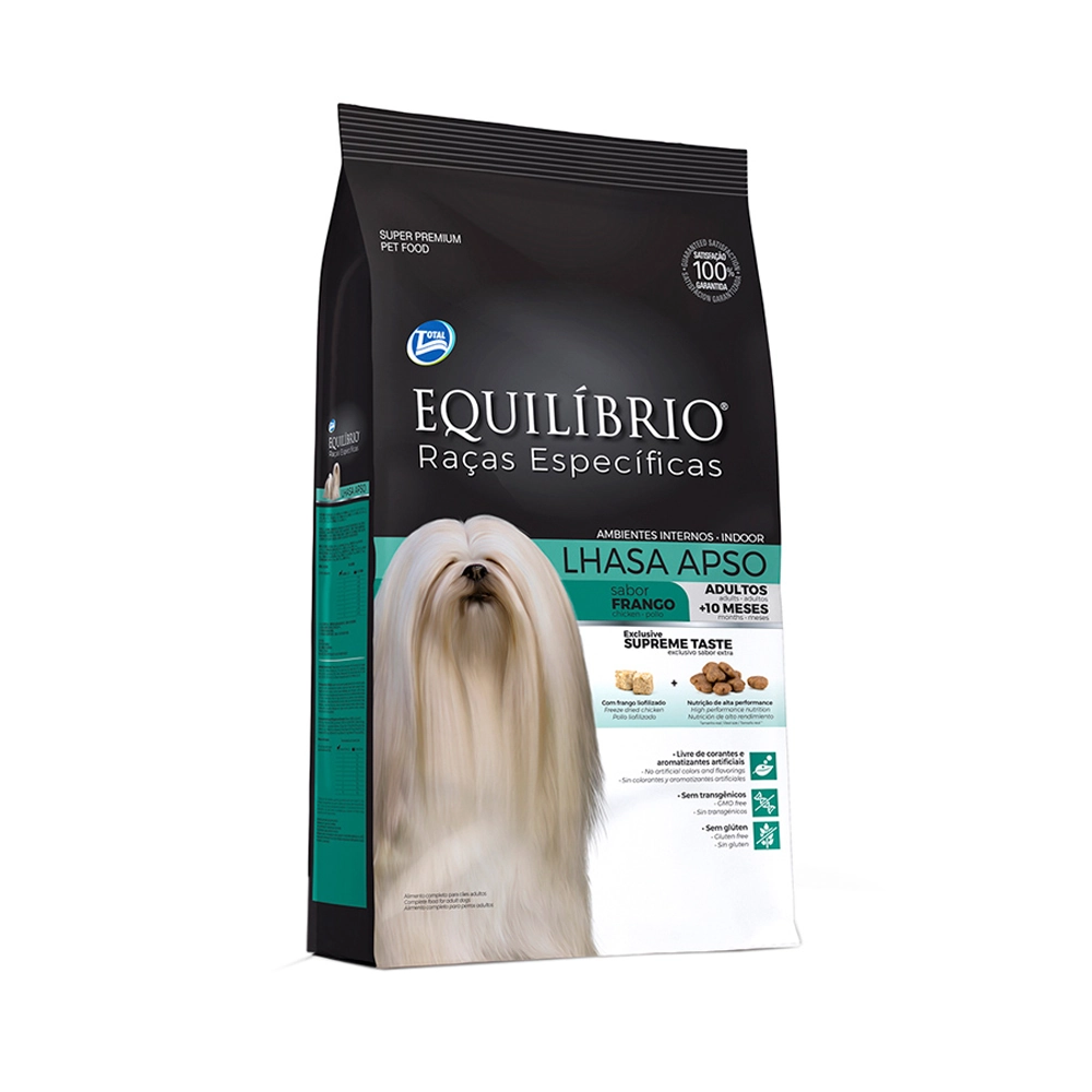 Ração Equilíbrio Raças Específicas Lhasa Apso Adultos 7,5kg