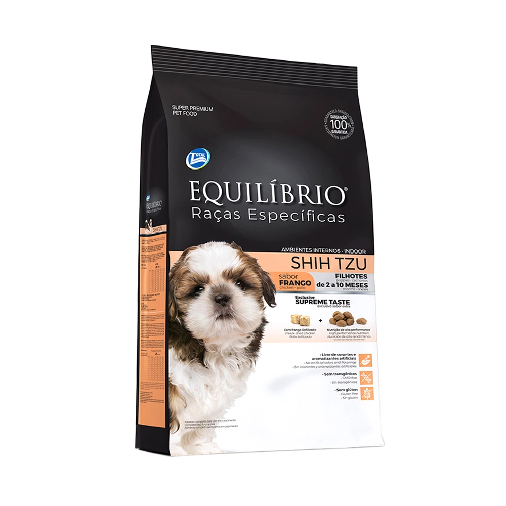 Ração Equilíbrio Raças Específicas Shih Tzu Filhotes 2kg
