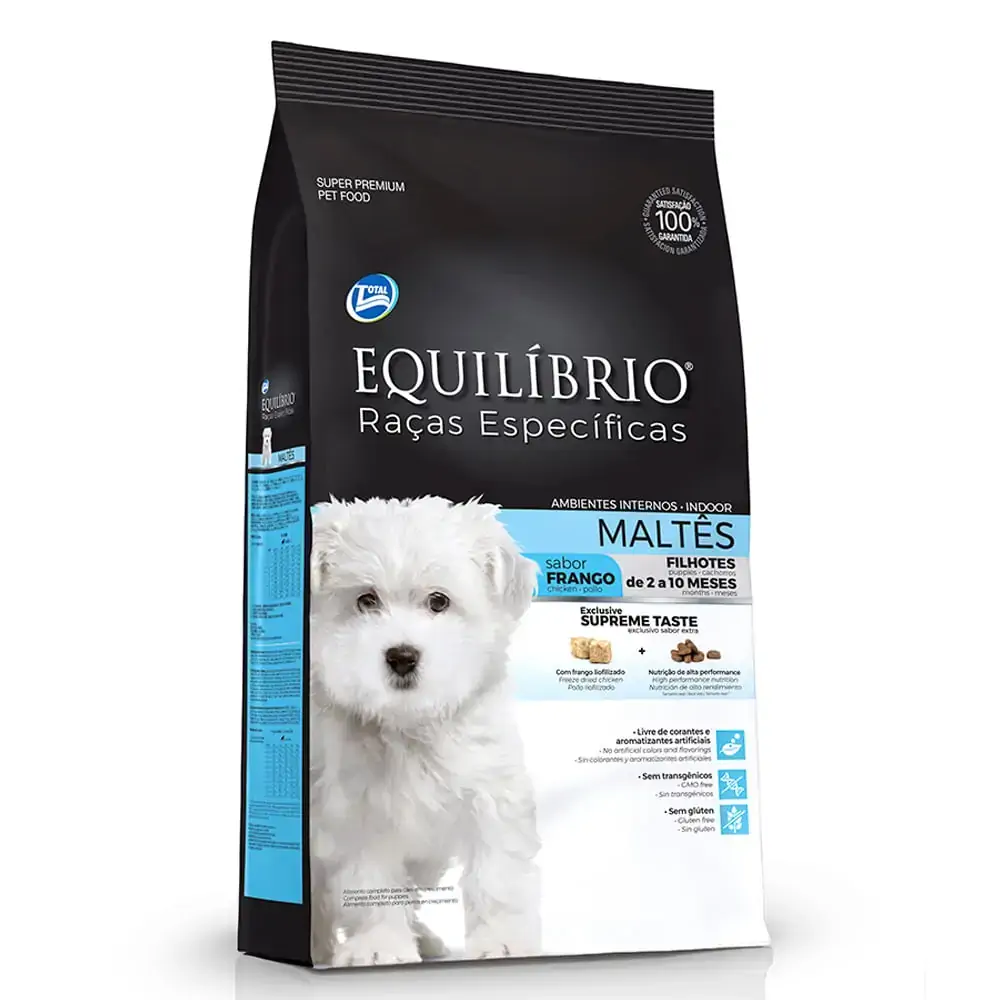 Ração Equilíbrio Raças Específicas Maltês Filhotes 2kg