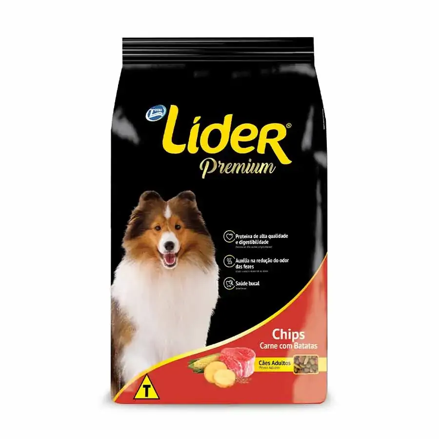 Lider Chips Carne Com Batata 15kg Adulto Promo