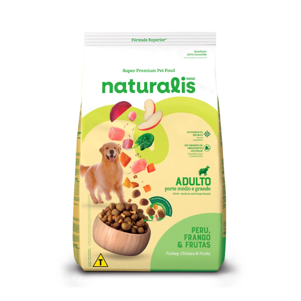 Nat Caes Ad Peru Frango Frutas 12kg