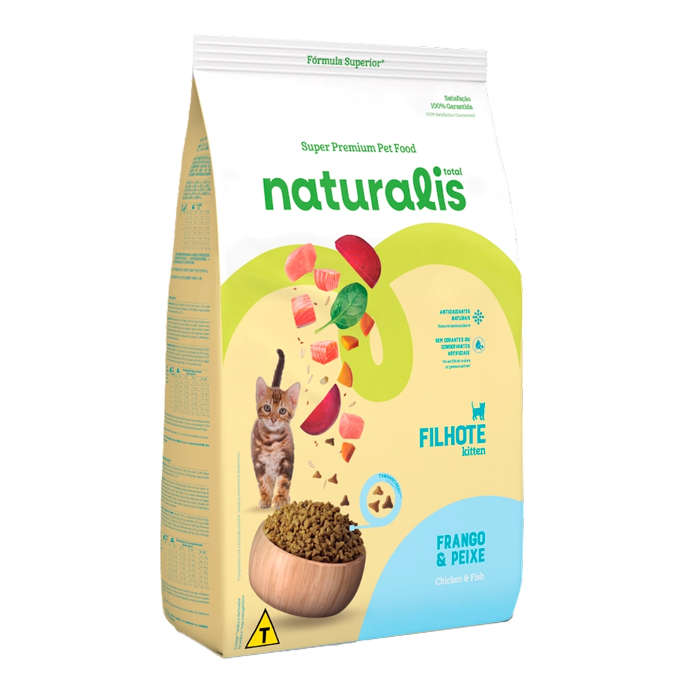 Ração Seca Naturalis Filhotes Frango Peixe Para Gatos 10.1kg