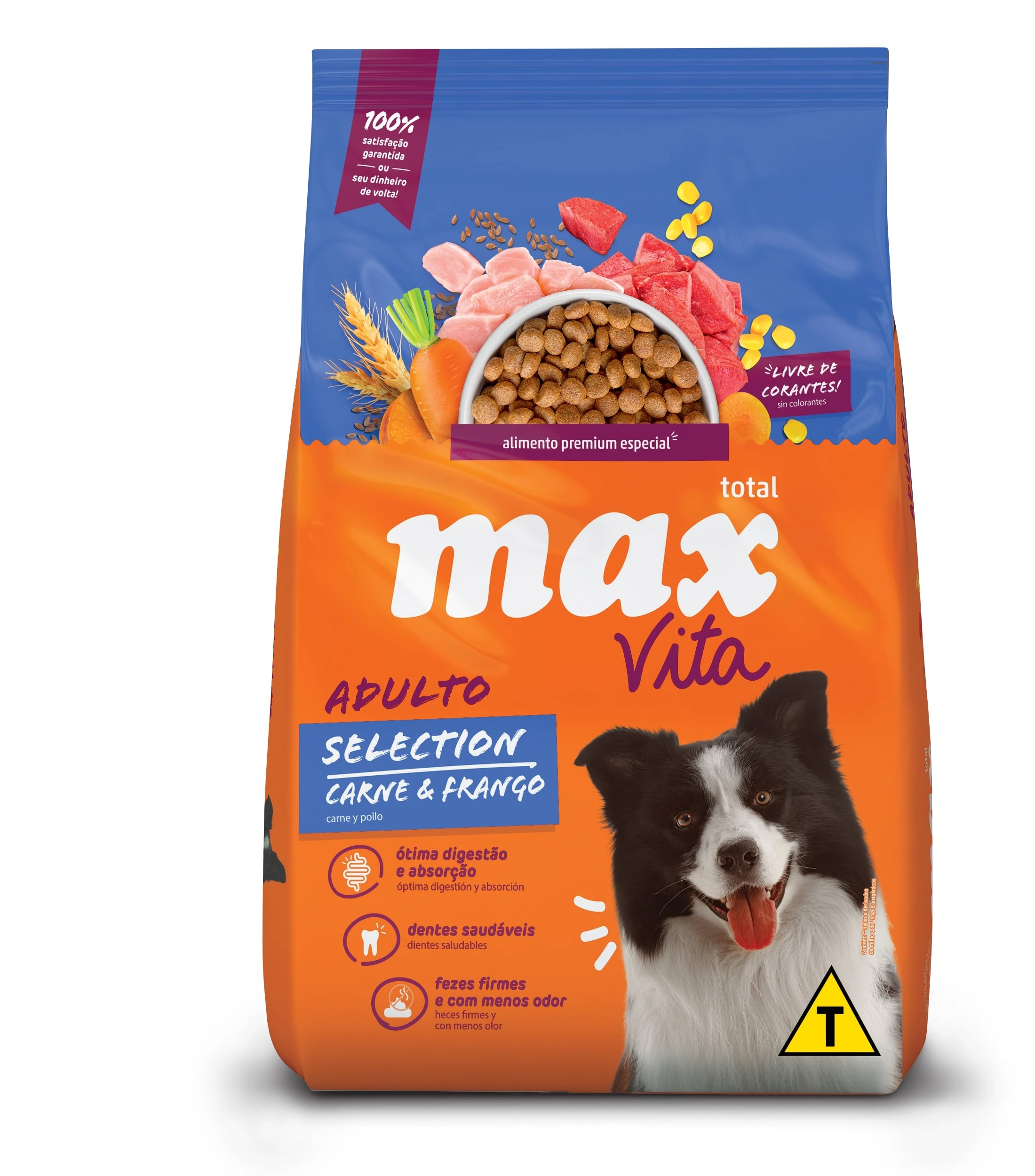 Alim Caes Max Vita Adulto Select Carn/fgo 1kg