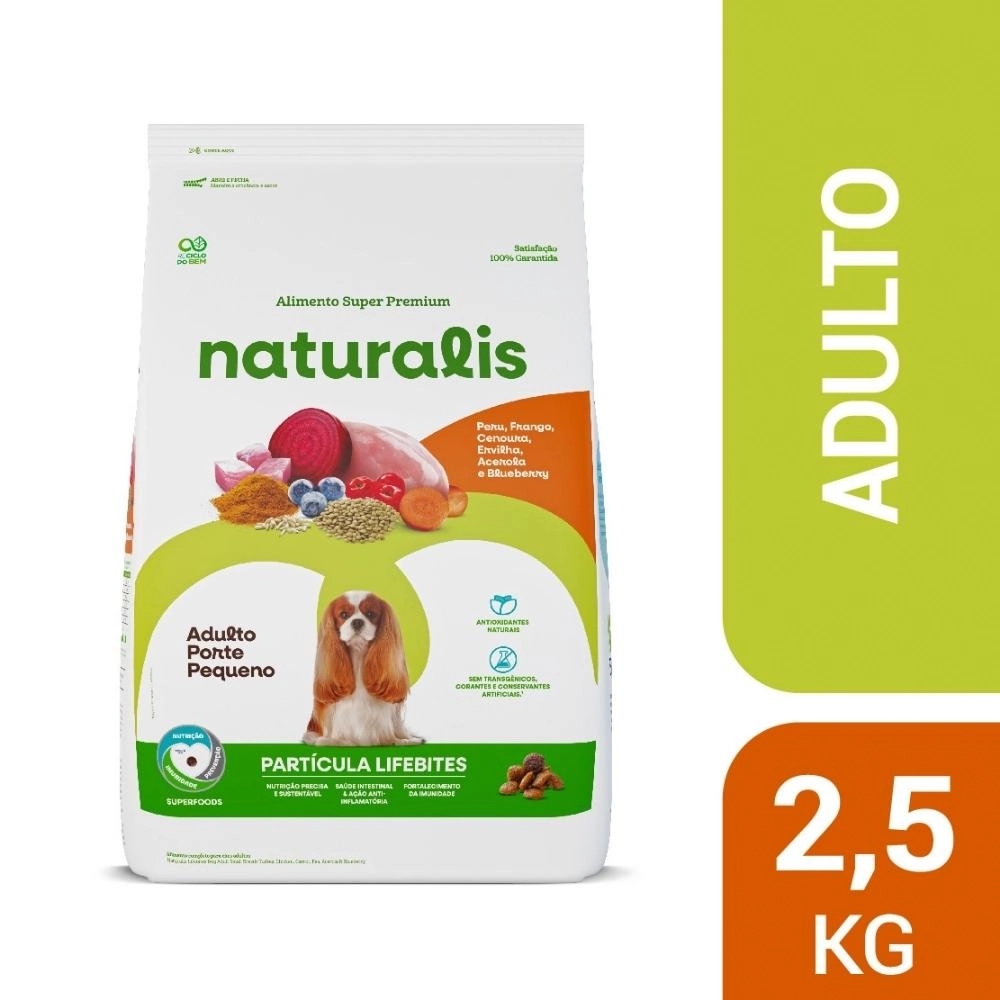 Naturalis Lifebites Peru, Frango, Cenoura, Ervilha 2kg