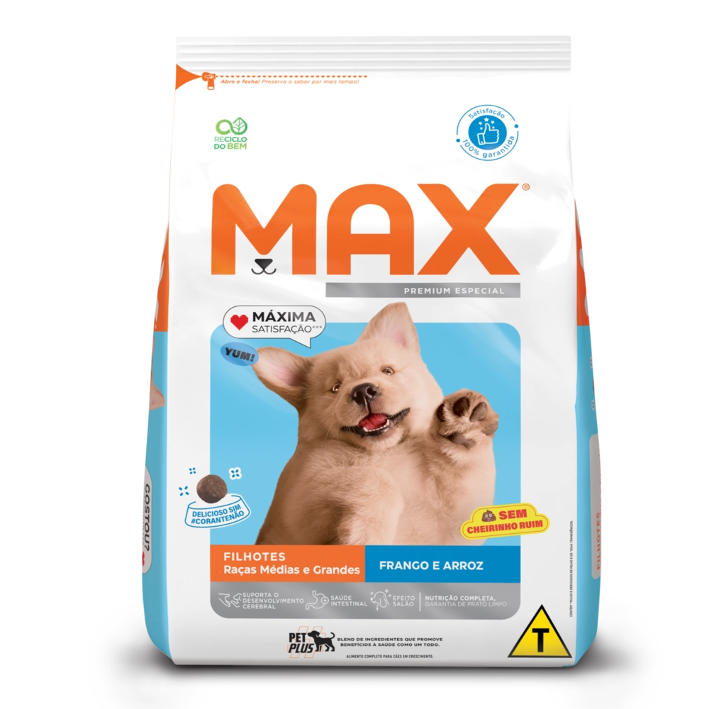 Max Caes Fht Frango E Arroz 15kg 1x1