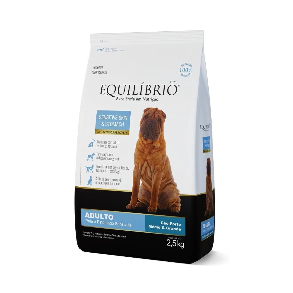 Ração Para Cães Sensitive Skin E Stomach 2,5kg
