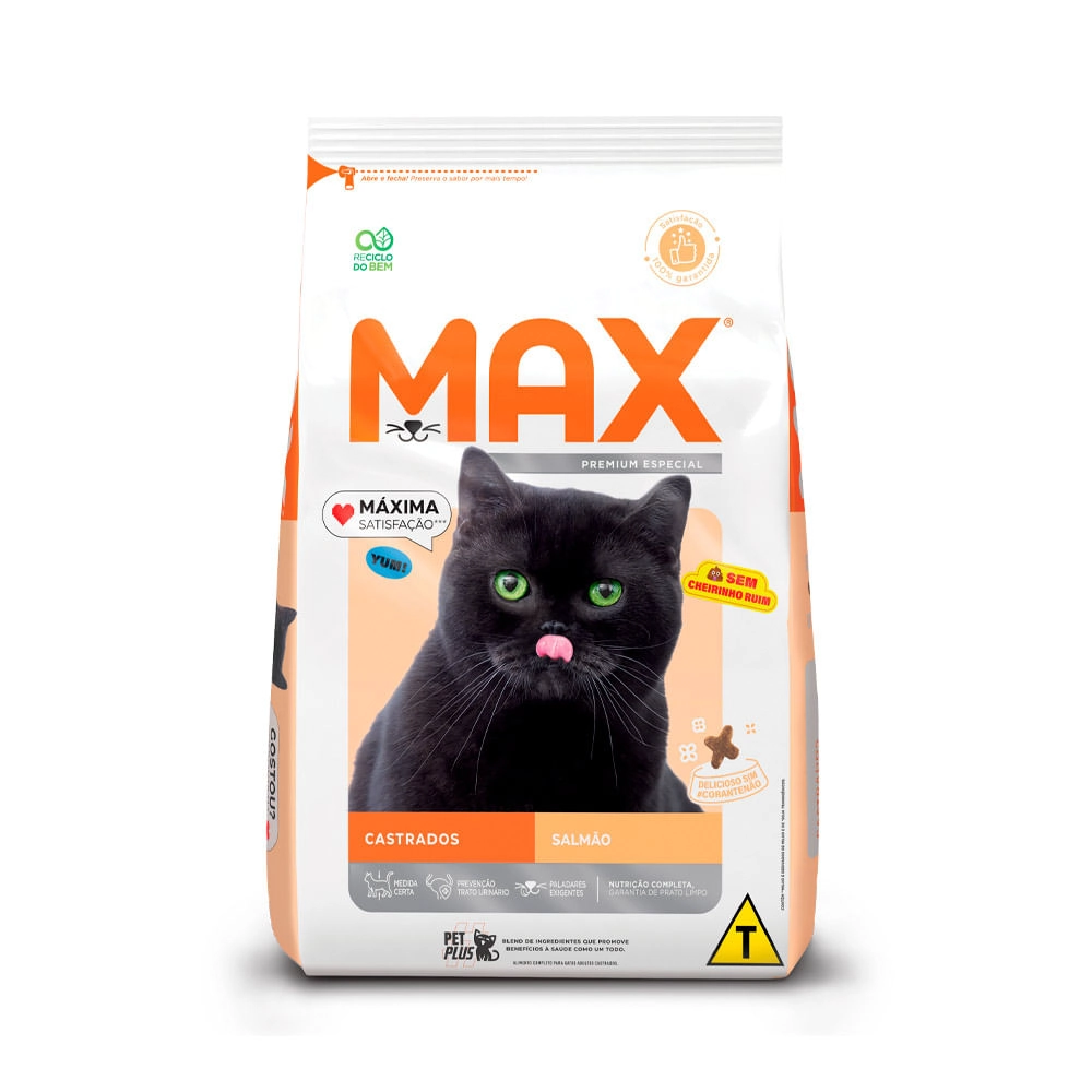 Max Cat Castrado Salmao 10,1kg