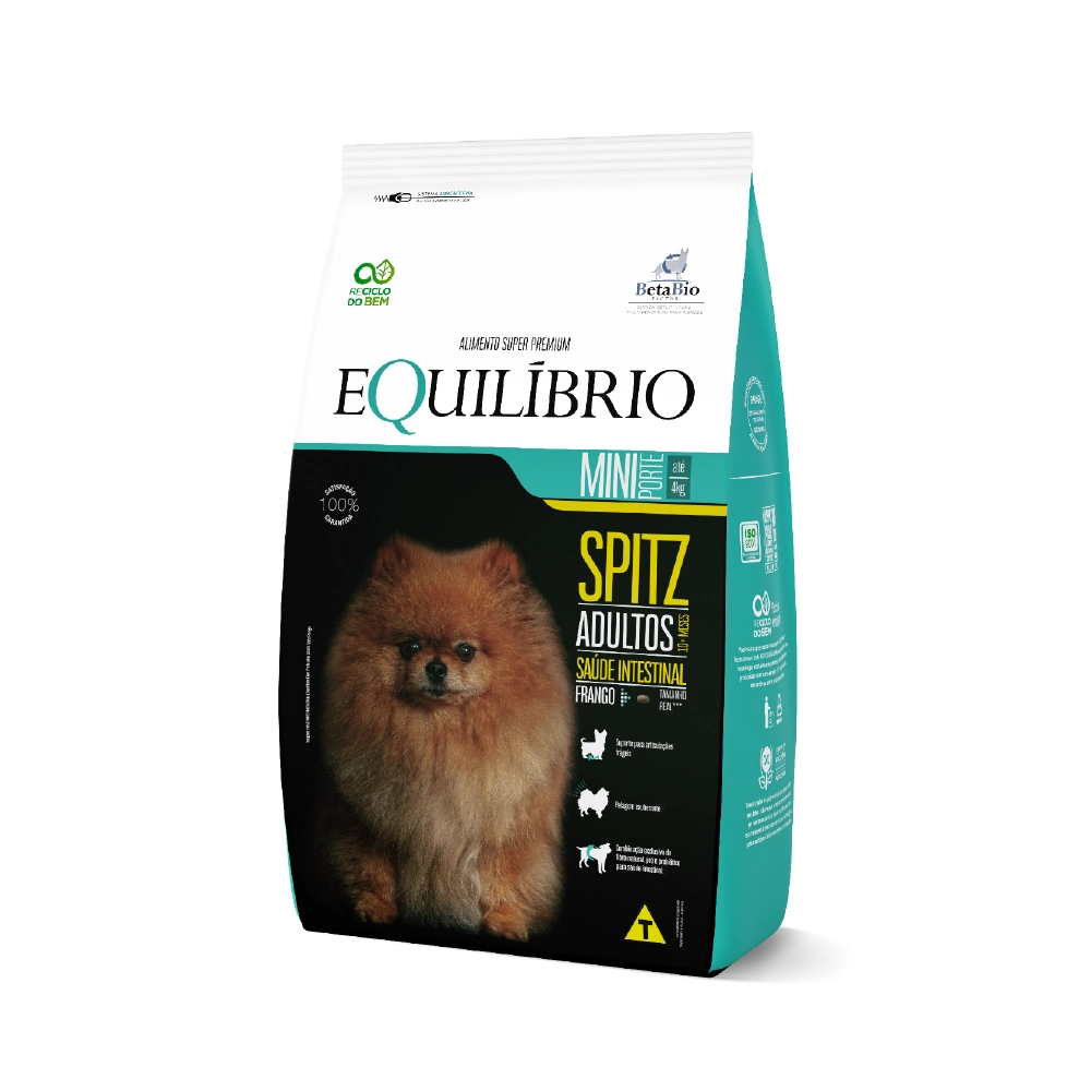 Ração Para Cães Mini Spitz Adulto Sabor Frango Equilibrio 2,5kg