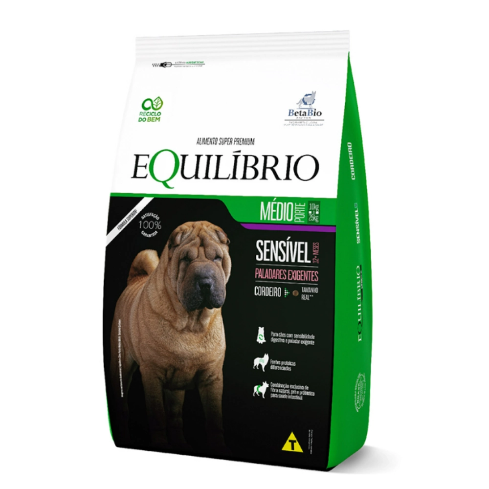 Eq Caes Pmed Ad Sensivel Cordeiro 12kg