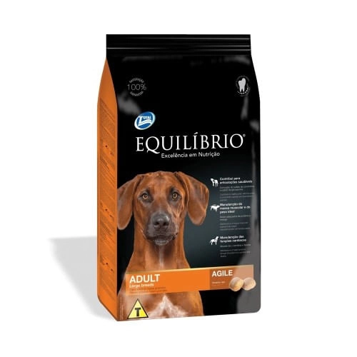 Ração Para Cães Adultos De Porte Grande Sabor Frango Equilíbrio 15kg