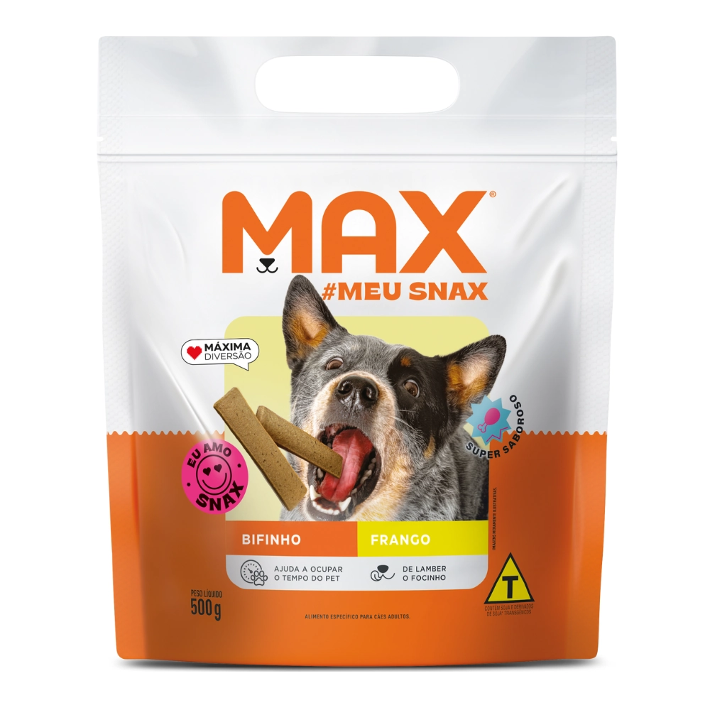 Max Snack Bifinho Frango 6x500g