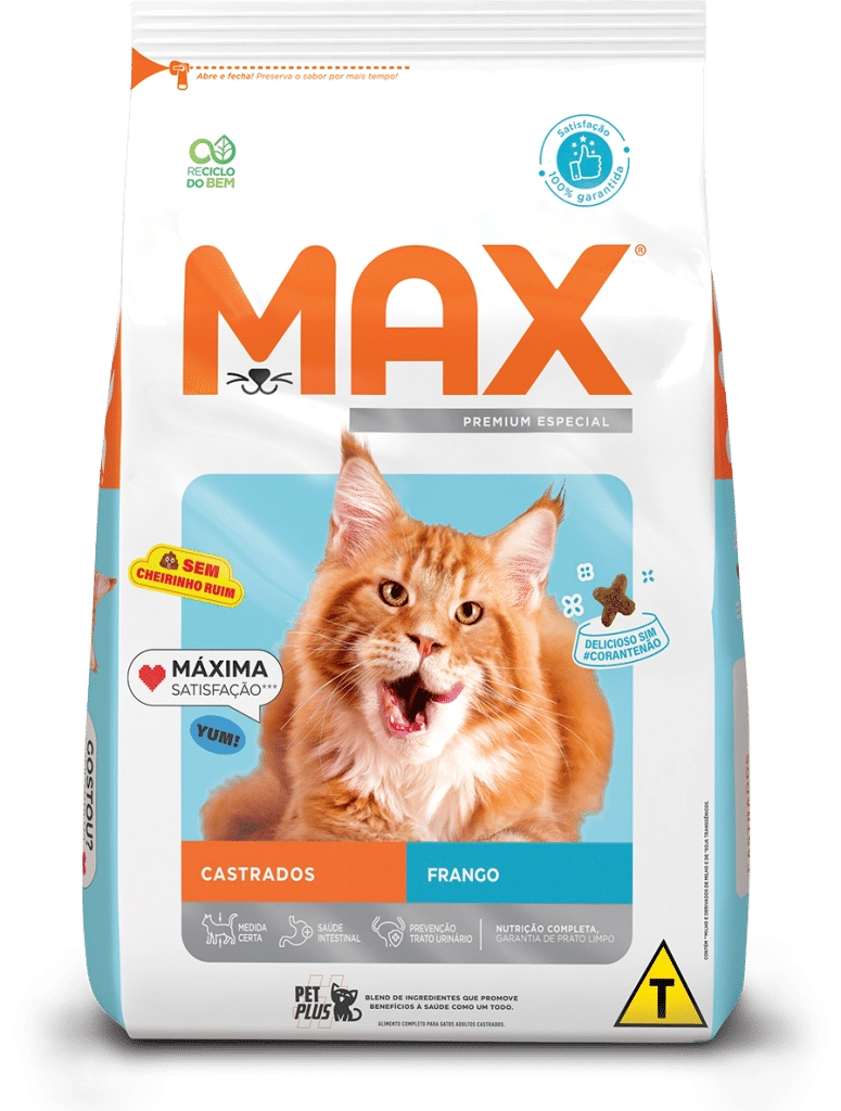 Max Cat Castrado Frango 11,1kg Bb