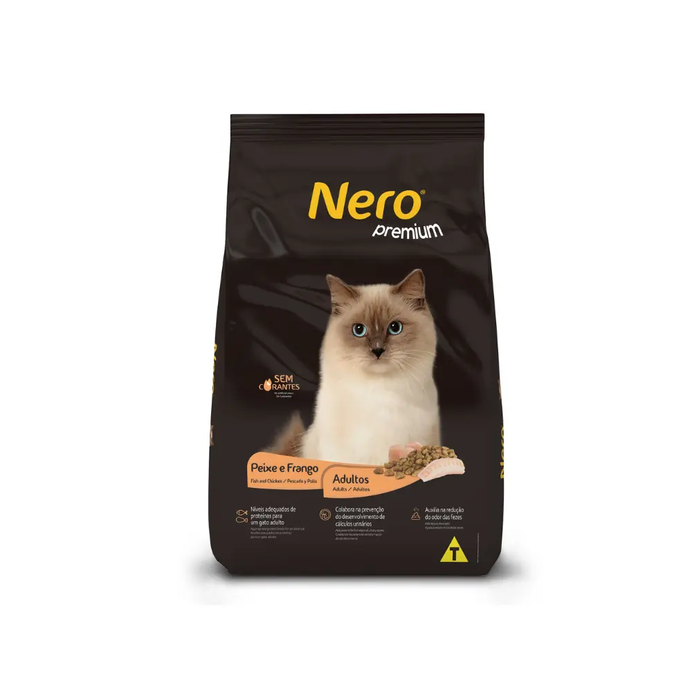 Nero Premium Gato Adulto Peixe E Frango 10,1kg279006