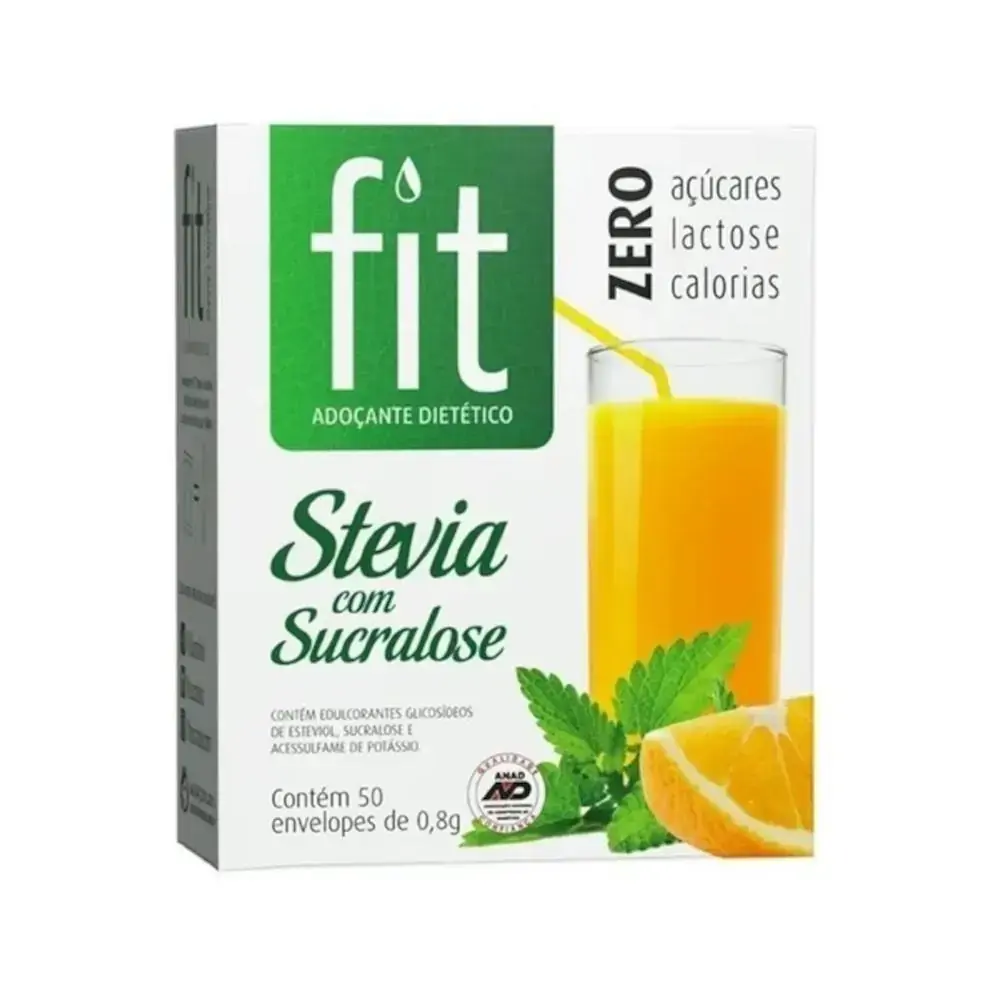 Fit Stevia com Sucralose 50 Sachês de 0,6g Stevita
