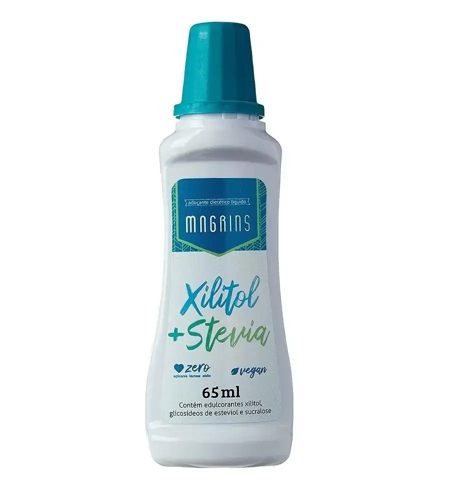 Magrins Xilitol Adoçante Líquido 65 ml