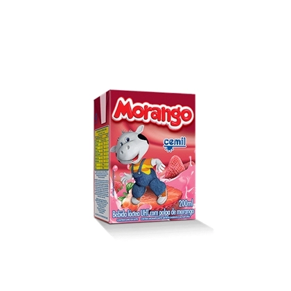 Bebida Láctea Morango Cemil