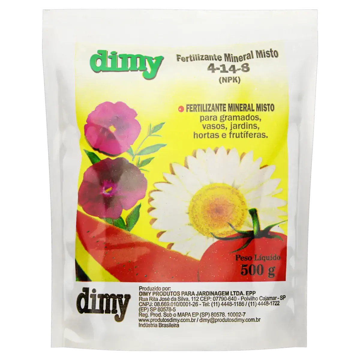 Fertilizante Misto 4 14 8 Dimy Sachê 500g