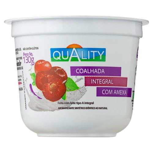 Coalhada Light Ameixa Quality Pote 130g