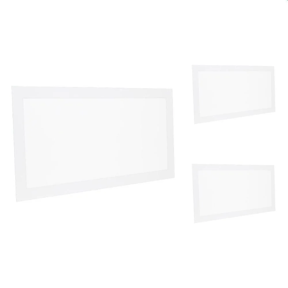 3 Painel De Led Taschibra Pro Retangular De Embutir 32w Bivolt 6500k Luz Branca