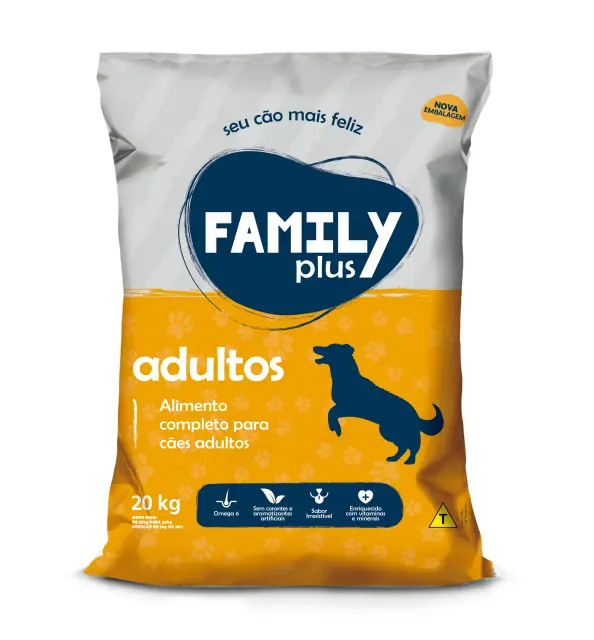 Racao Family Plus Adulto 20kg