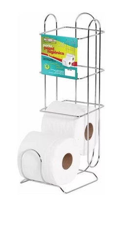 Suporte P/pap.higiênico.niquelart 4 Rolos