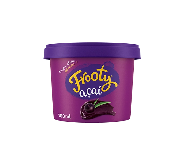 Sorbet Açaí Com Guaraná Frooty Pote 100ml