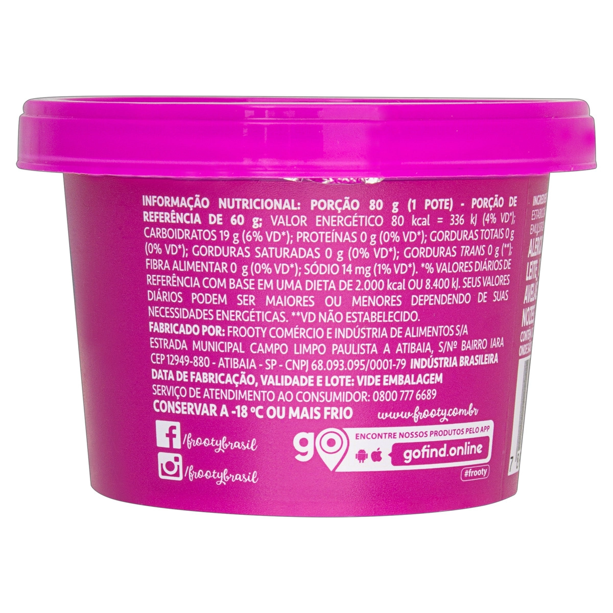 Sorbet Pitaya Frooty Pote 100ml