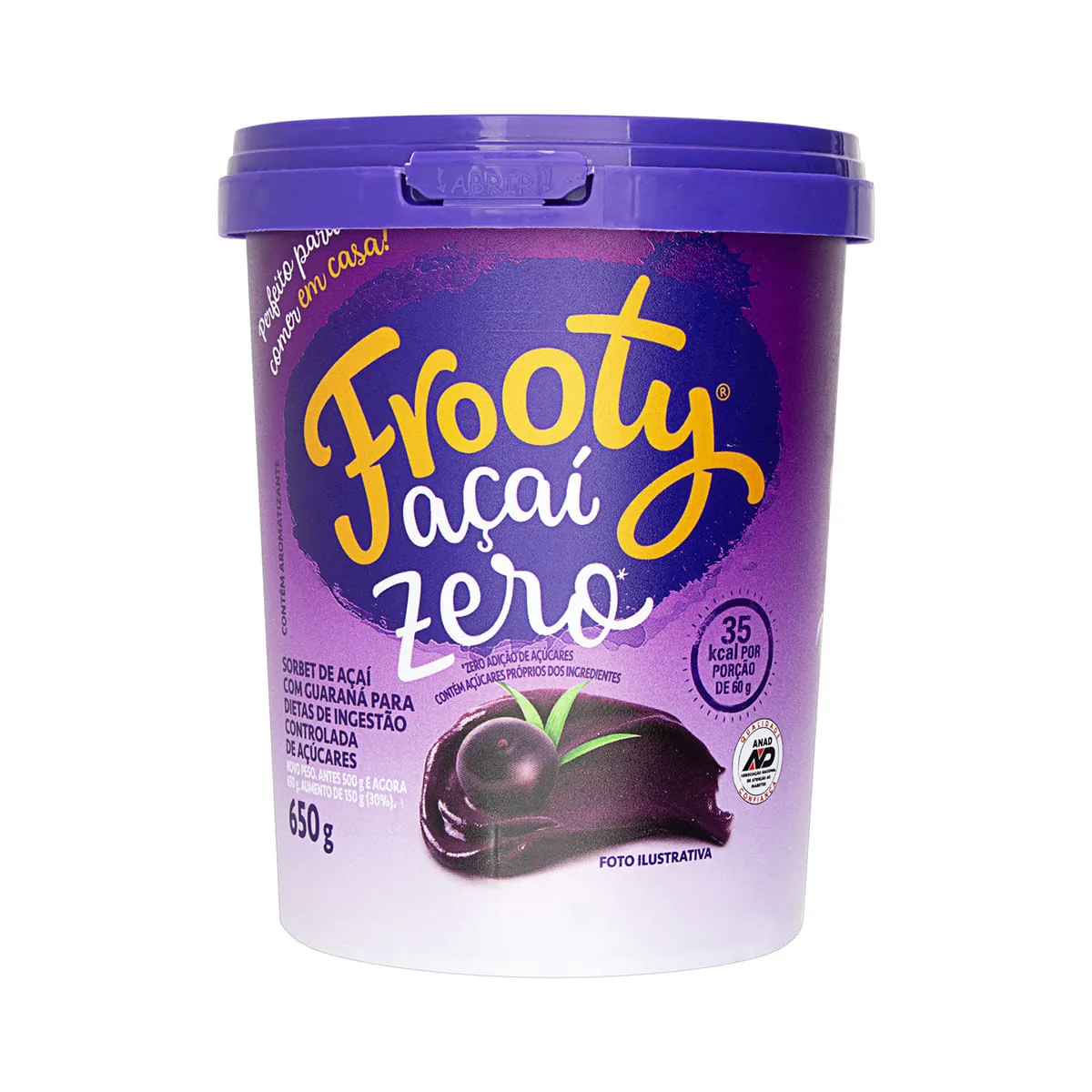 Sorbet Açaí Frooty Pote 650g