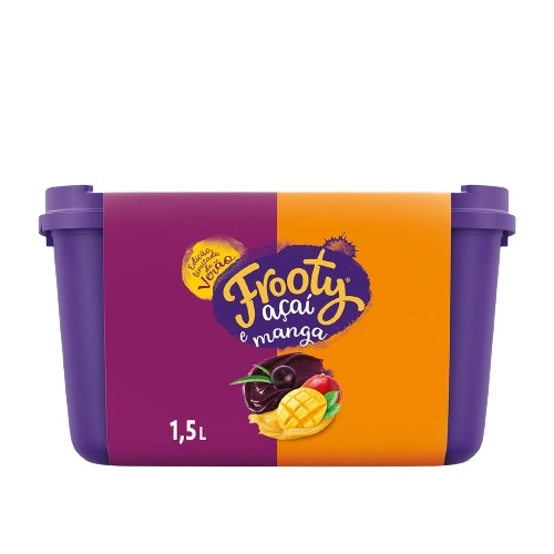 Sorbet Açaí E Manga Frooty Pote 1,5l