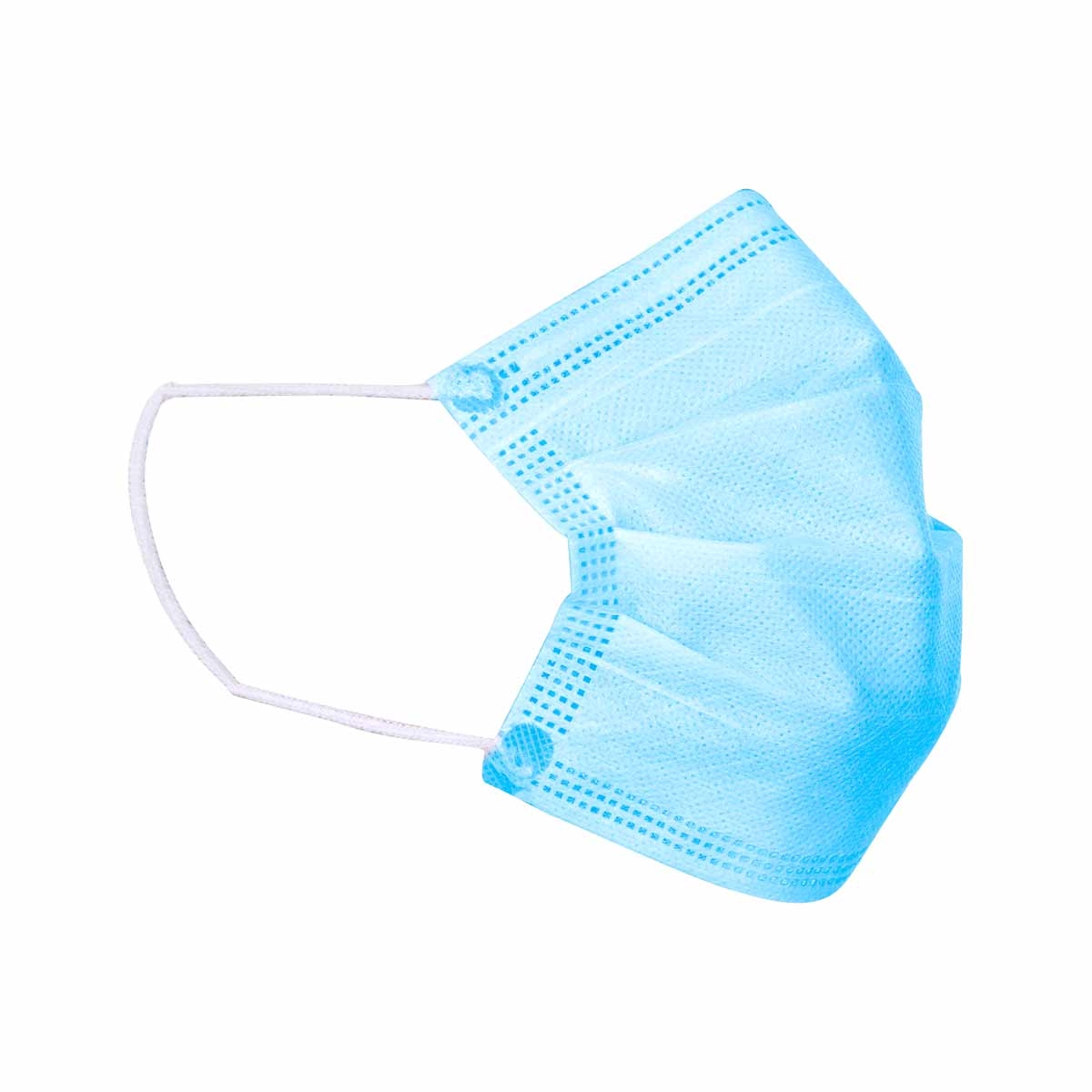 Mascara Desc Tripla Cirurgica Infantil 10un Azul Bb