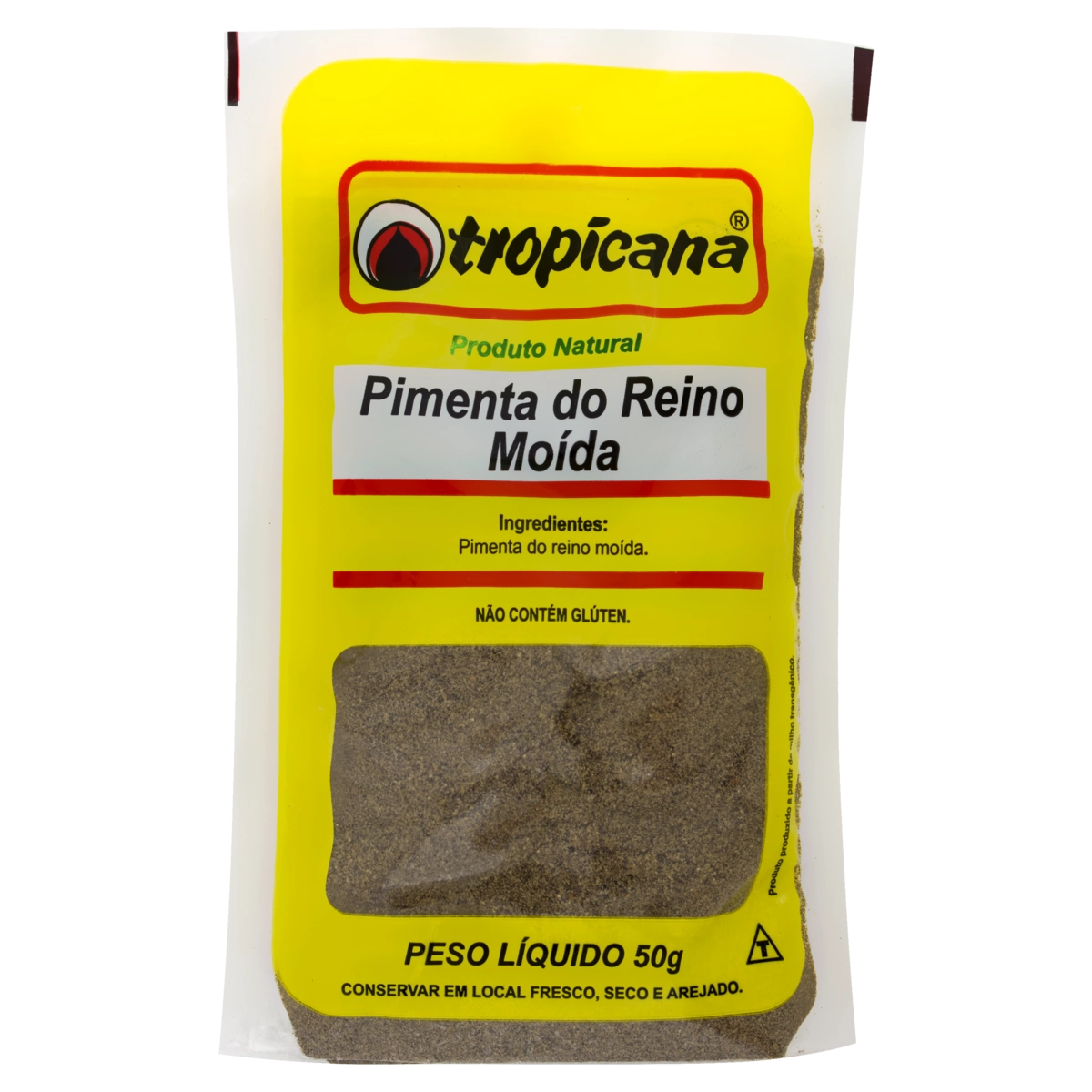 Pimenta Do Reino Moída Tropicana Pacote 50g