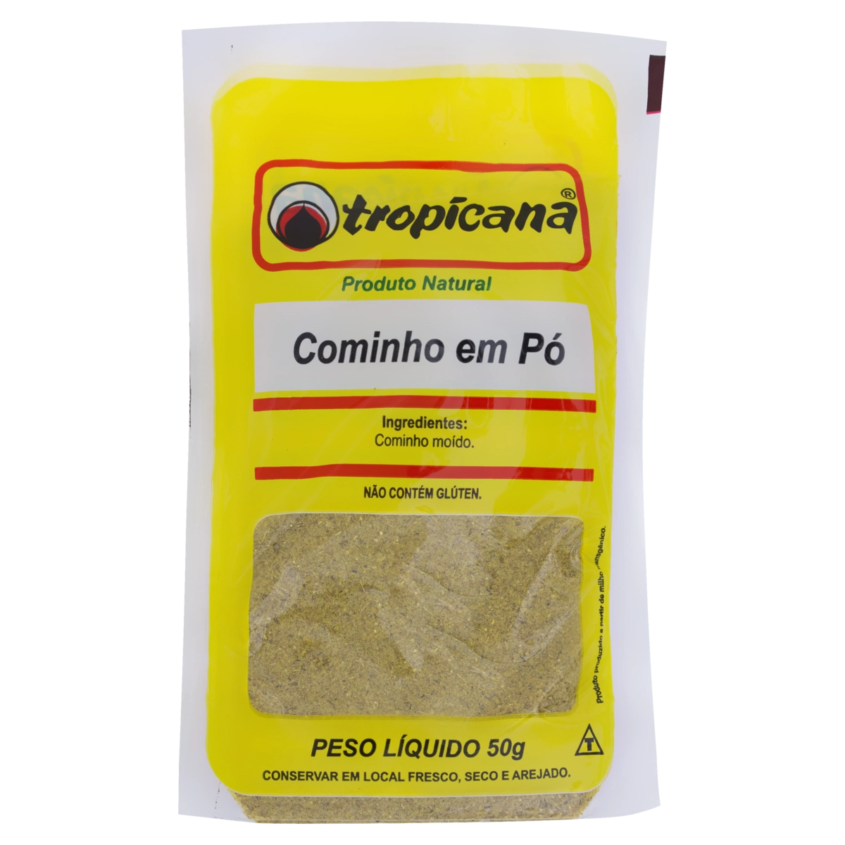Cominho Pó Tropicana Pacote 50g