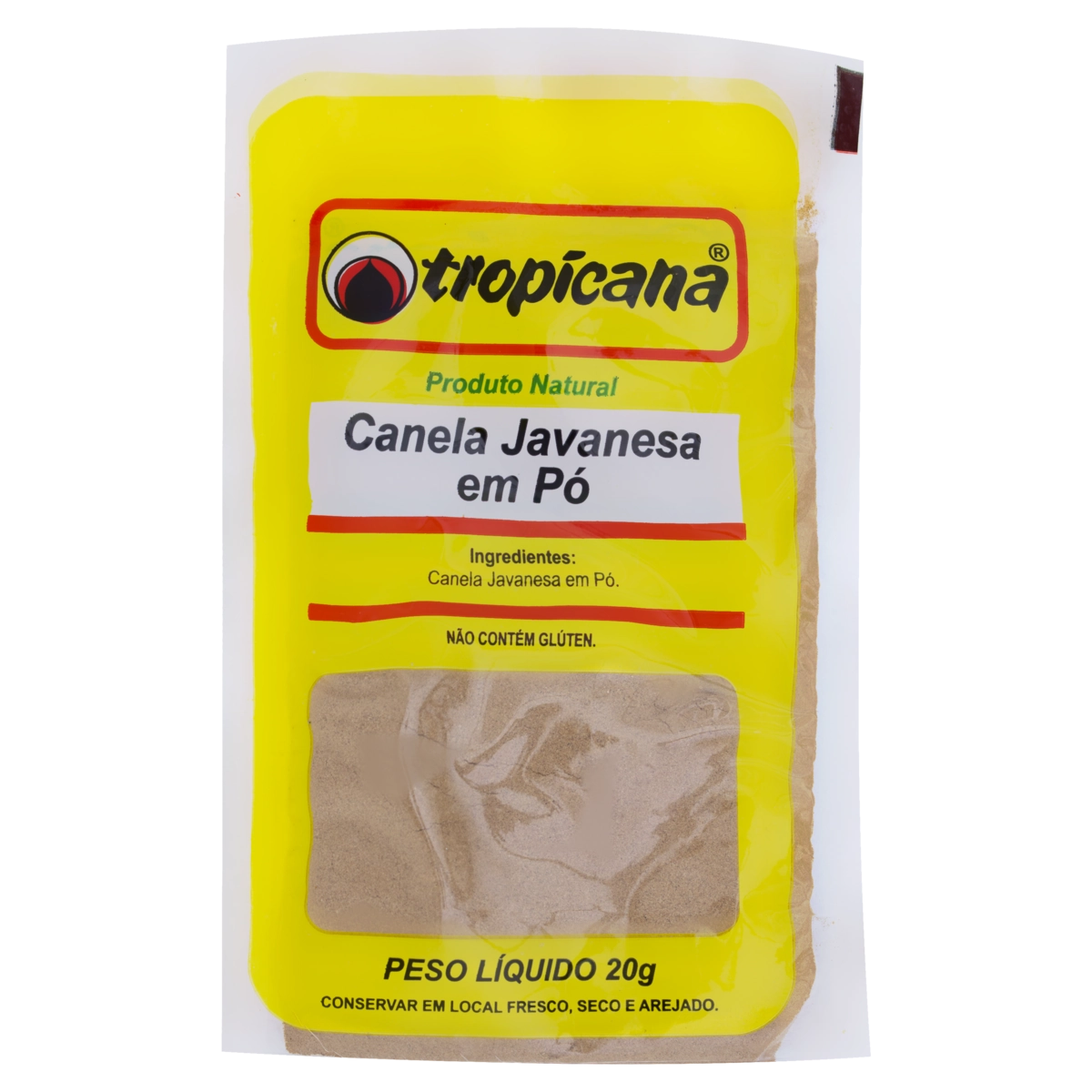Canela Javanesa Pó Tropicana Pacote 20g