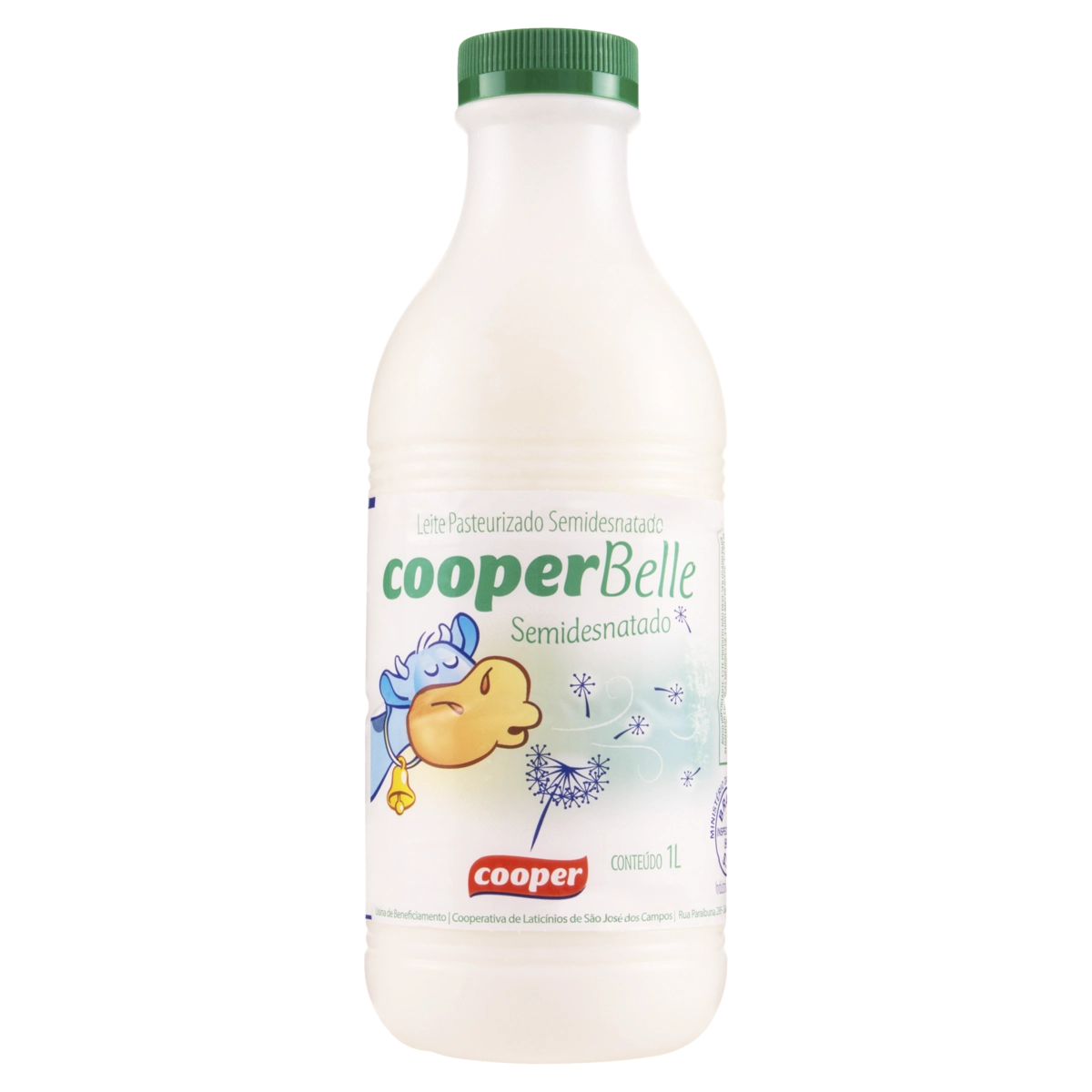 Leite Pasteurizado Semidesnatado Cooper Garrafa 1l
