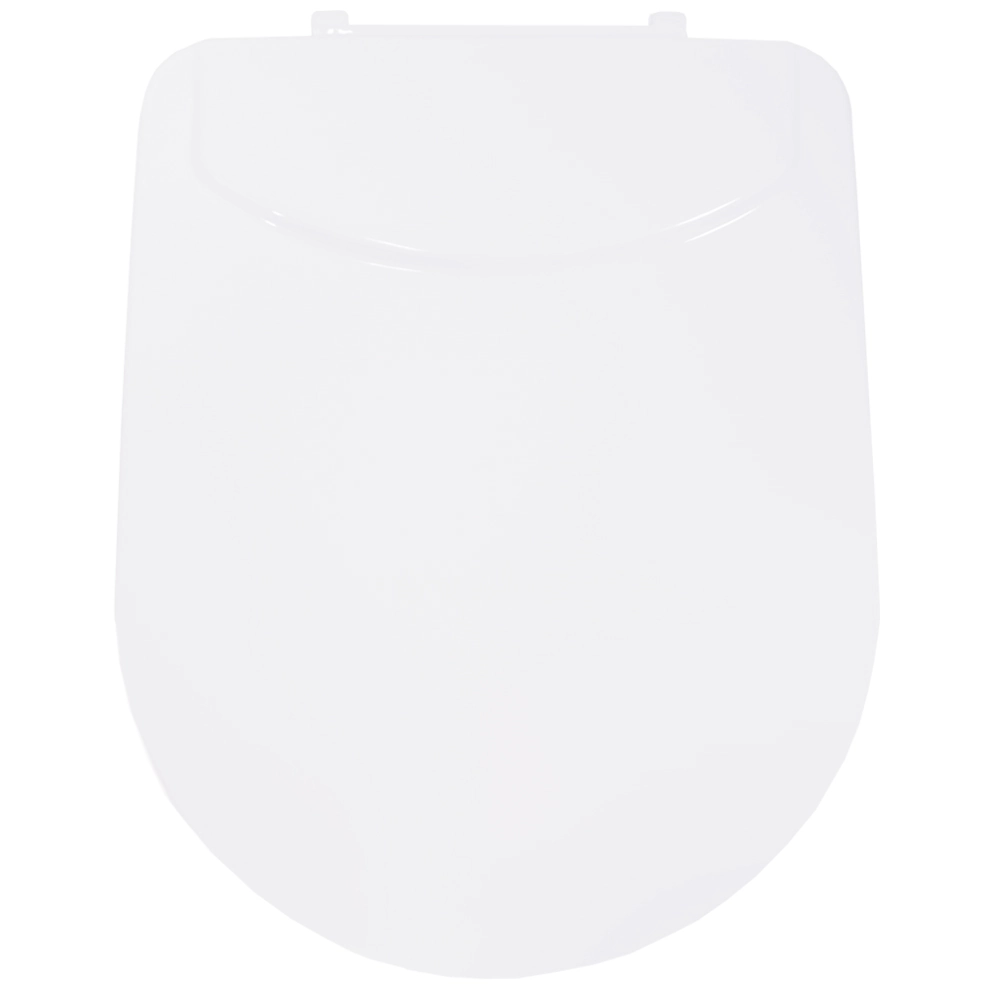 Assento Sanitário Vogue Conforto Em Polipropileno Com Abertura Frontal Com A Proteção Duraguard Branco Tupan