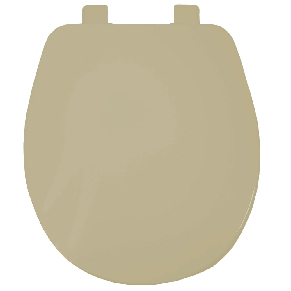 Assento Sanitário Universal Oval Evolution Em Resina Termofixa Com Fechamento Suave Soft Close Creme Tupan