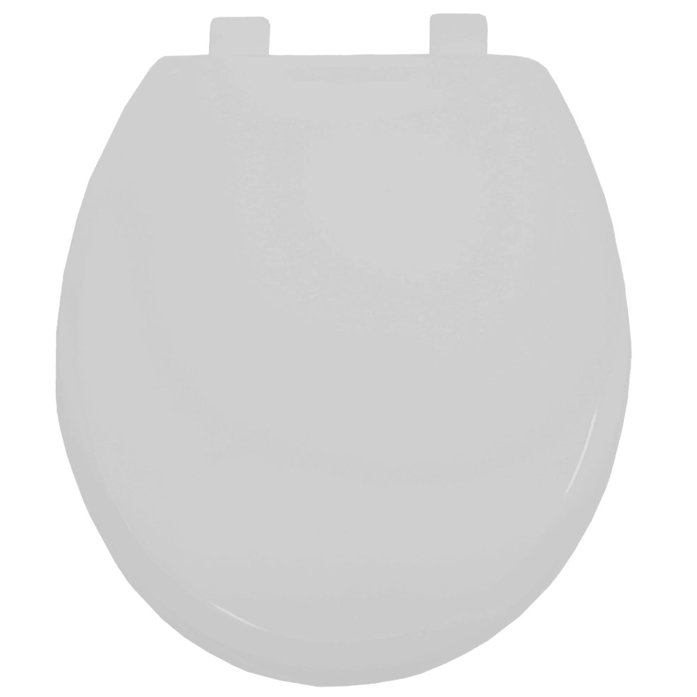 Assento Sanitário Universal Oval Evolution Em Polipropileno Com Fechamento Convencional Cinza Claro Tupan