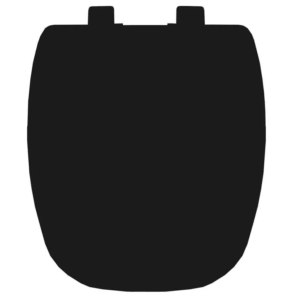 Assento Sanitário Fit Ou Versato Em Resina Termofixa Fechamento Suave Soft Close Preto Tupan