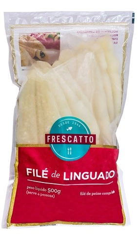 Filé de Linguado Congelado Frescatto Pacote 500g