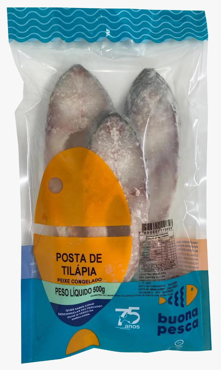 Posta Tilapia Frescatto 500g Sco