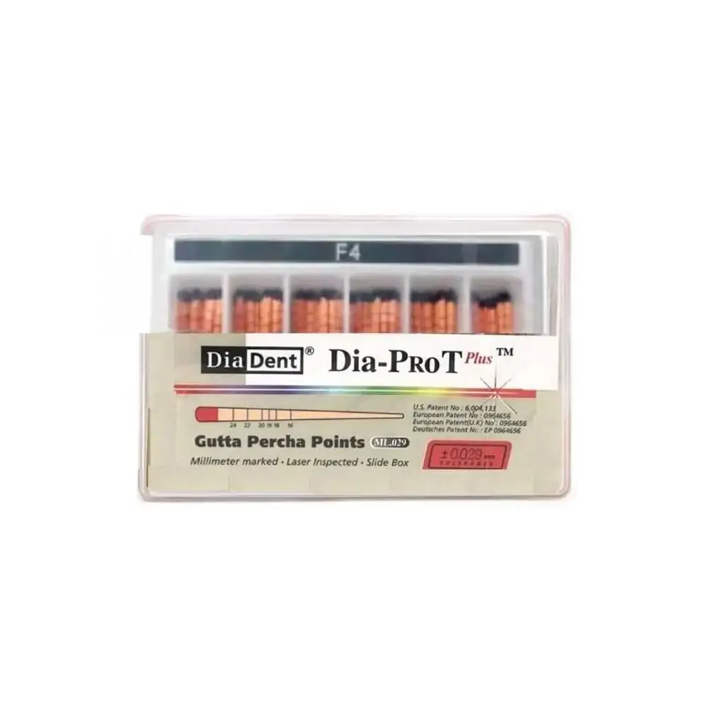 Cone De Guta Protaper - Diadent - F4 (Cód. 26.4891)
