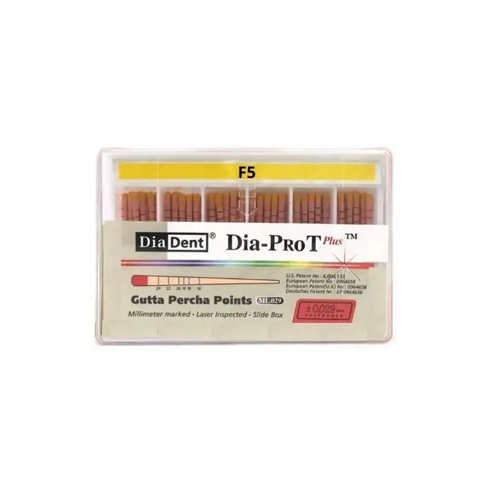 Cone De Guta Protaper - Diadent - F5 (Cód. 26.4892)