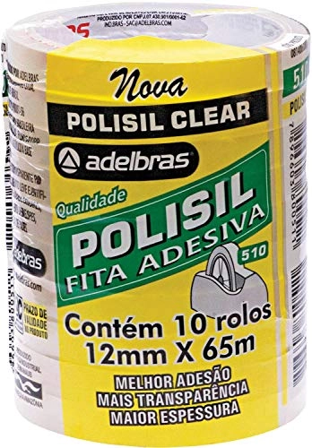 Fita Adesiva Polisil Adelbras 12x65 13043